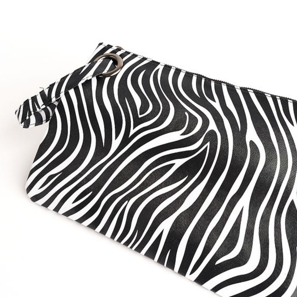 Zebra Print Clutch